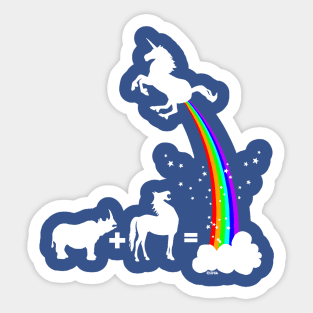 Unicorn origin Sticker